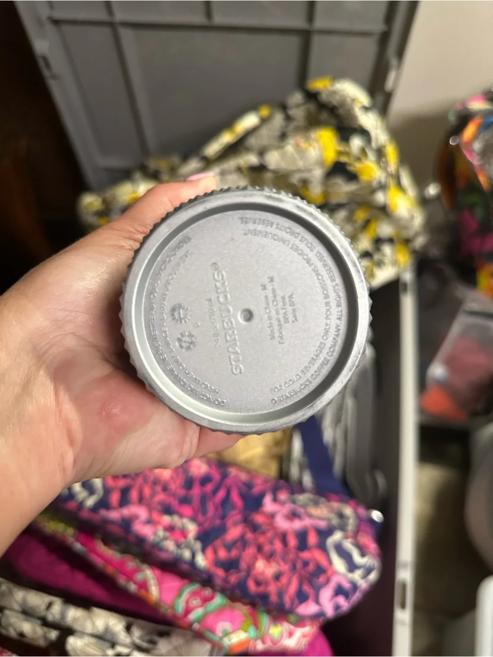 Starbucks Textured Ombre Tumbler in Navy and Silver